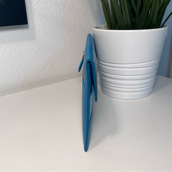 PRADA RARE Bi-Color Saffiano Leather Slim Envelope Wallet - Picture 11 of 17